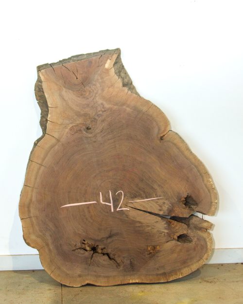 Photo of 42" Walnut Cookie available at MW Slab Shop