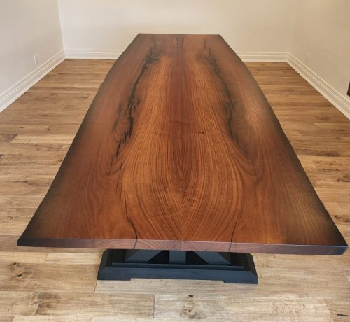 One-of-a-kind Mahogany Dining Table