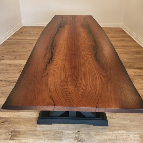 One-of-a-kind Mahogany Dining Table