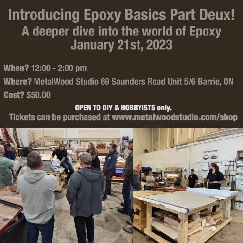 Epoxy Basics Part Deux - January 21st